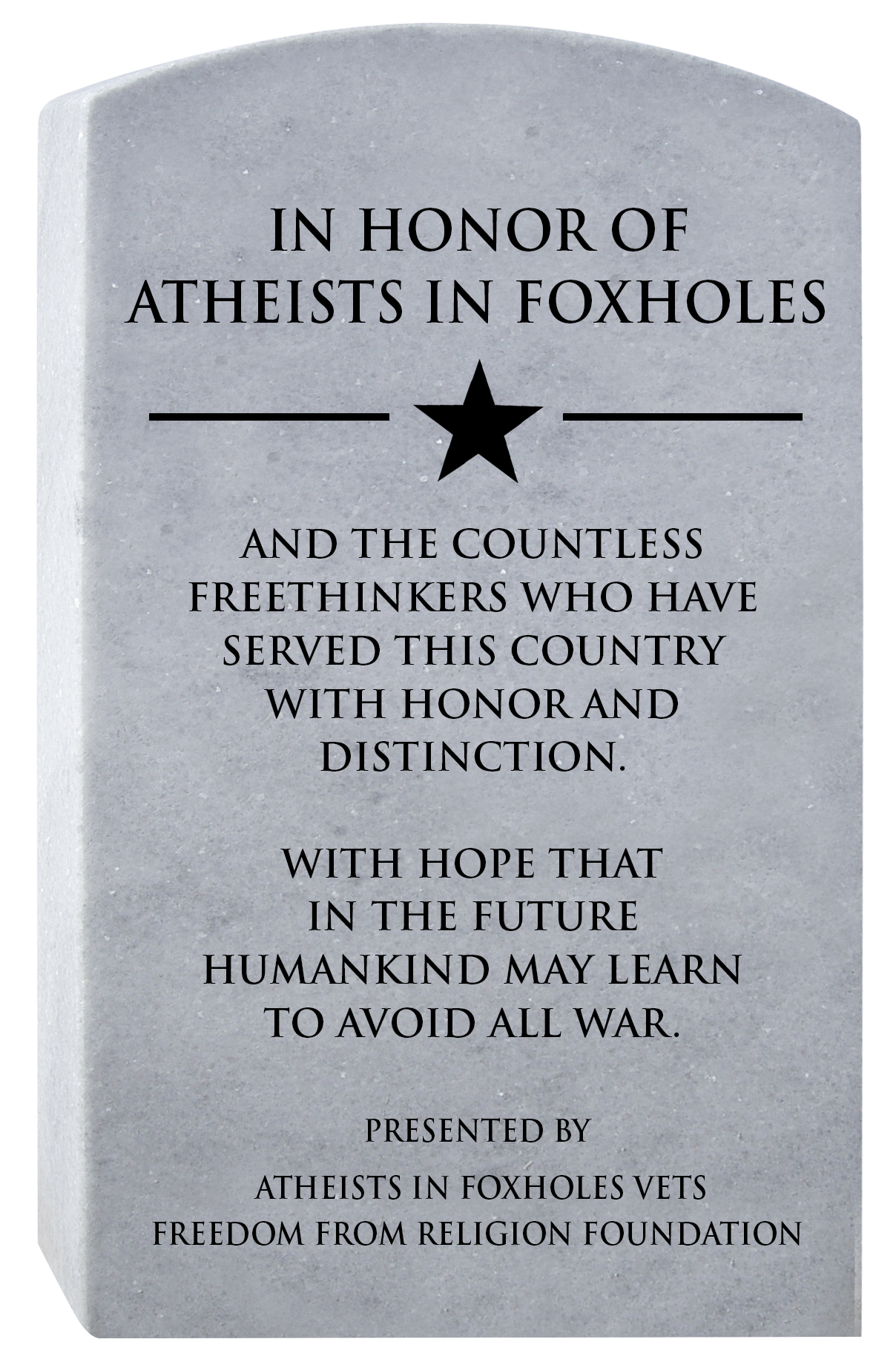 1FFRF Atheistsinfoxholesmemorial