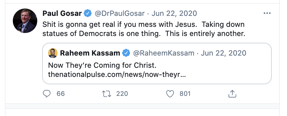 GosarTweet