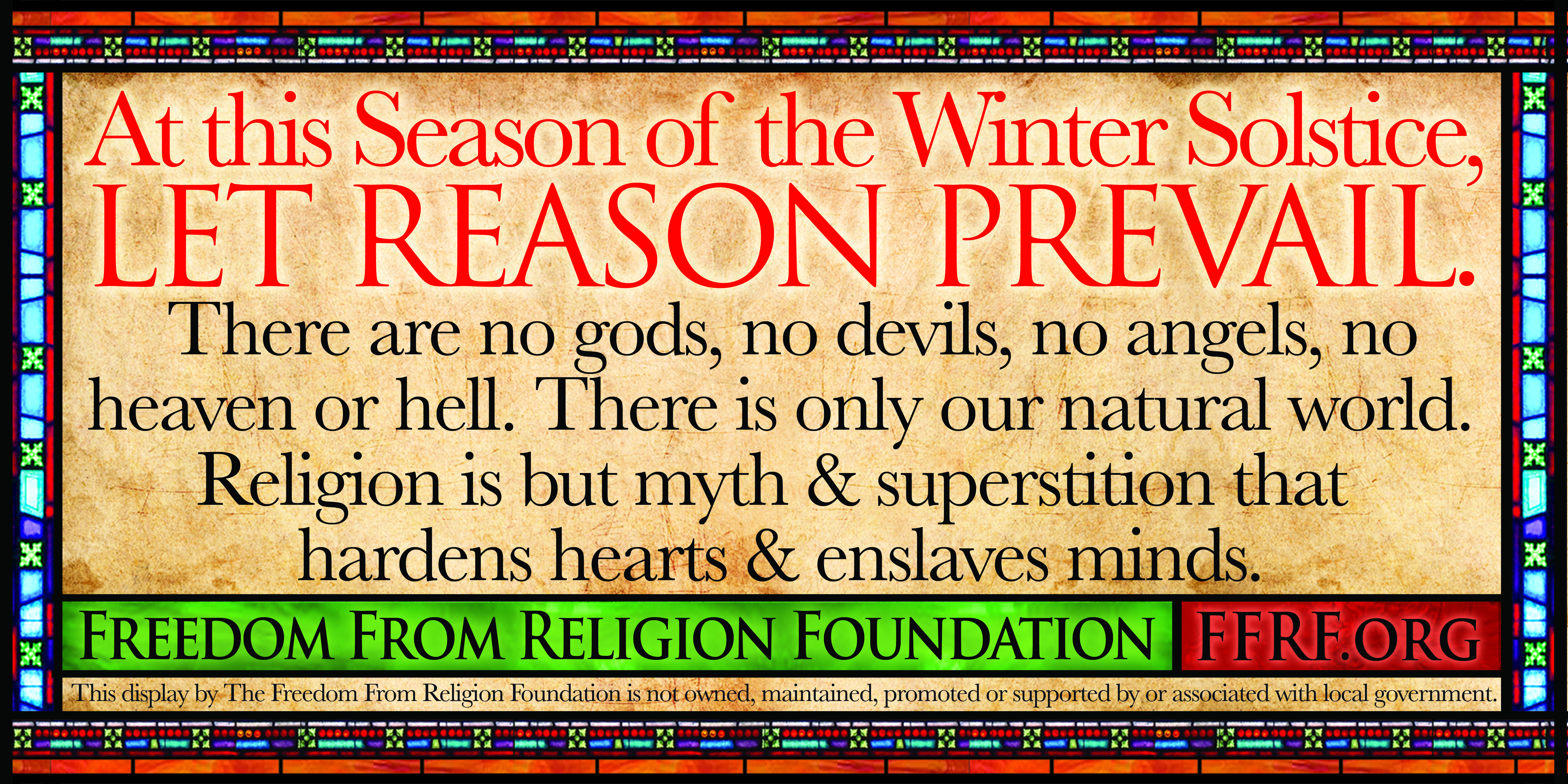 LetReason Prevail Banner