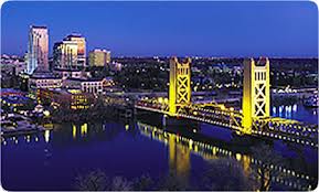 Sacramento Image bridge and downtown