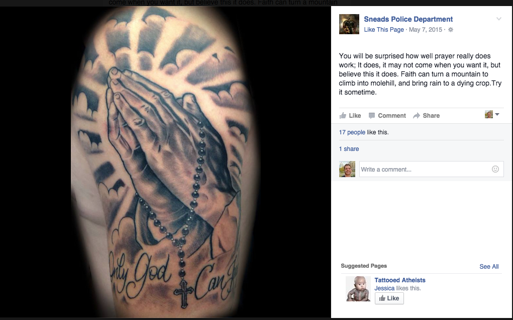 Sneads PD Facebook