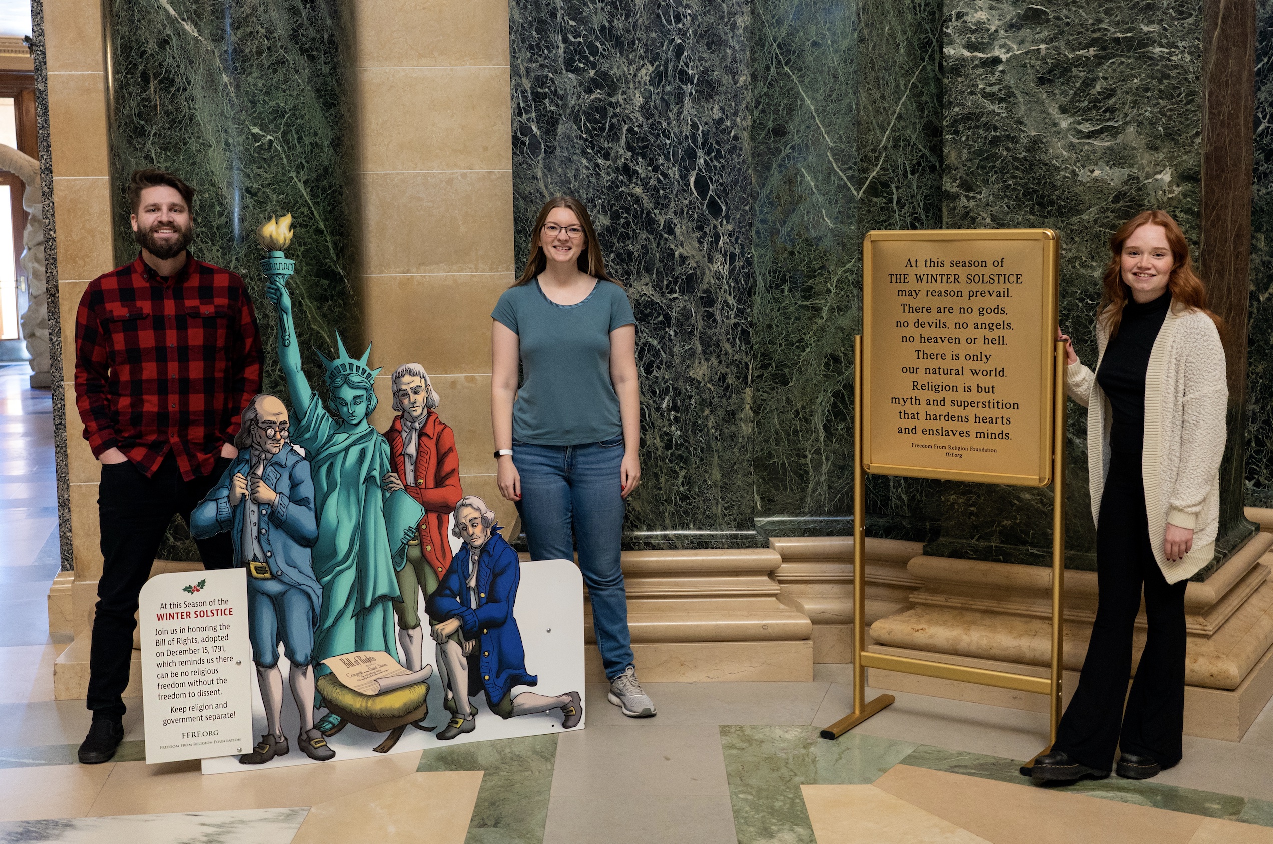 Wis. Capitol Holiday Display