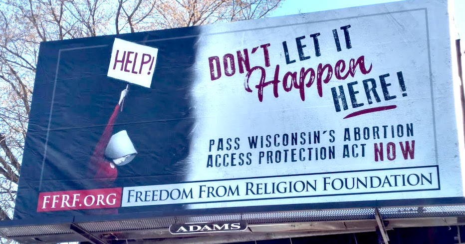 Abortion Billboard Madison Nov 12 2019