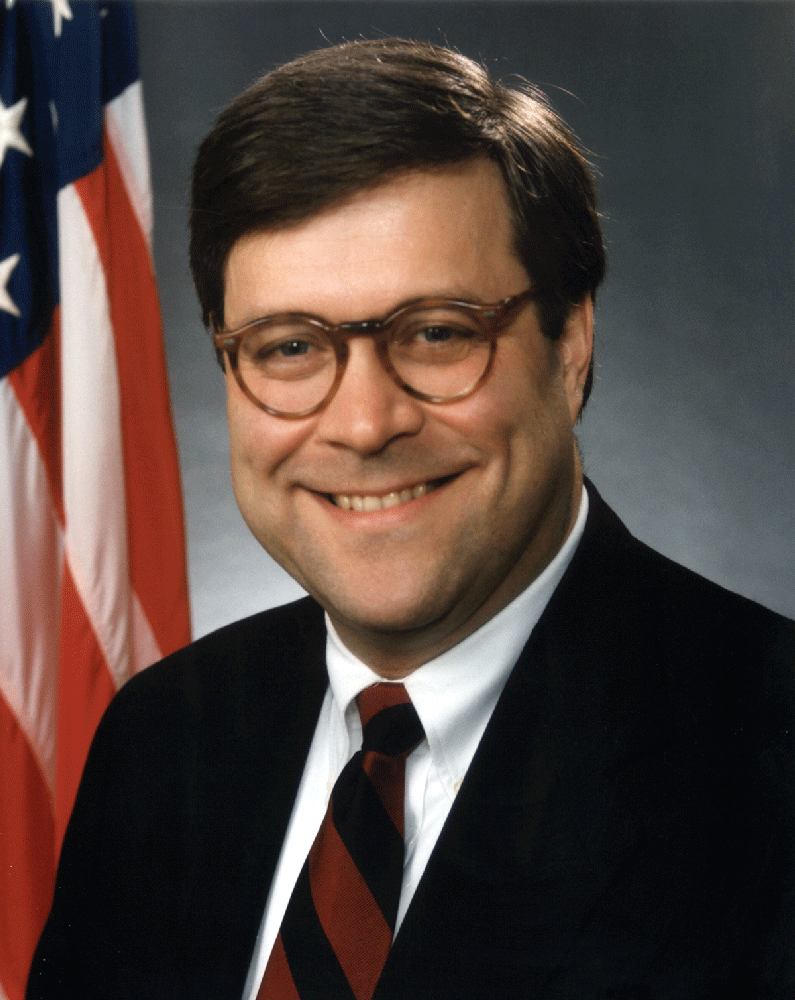1William Barr official photo as Attorney General