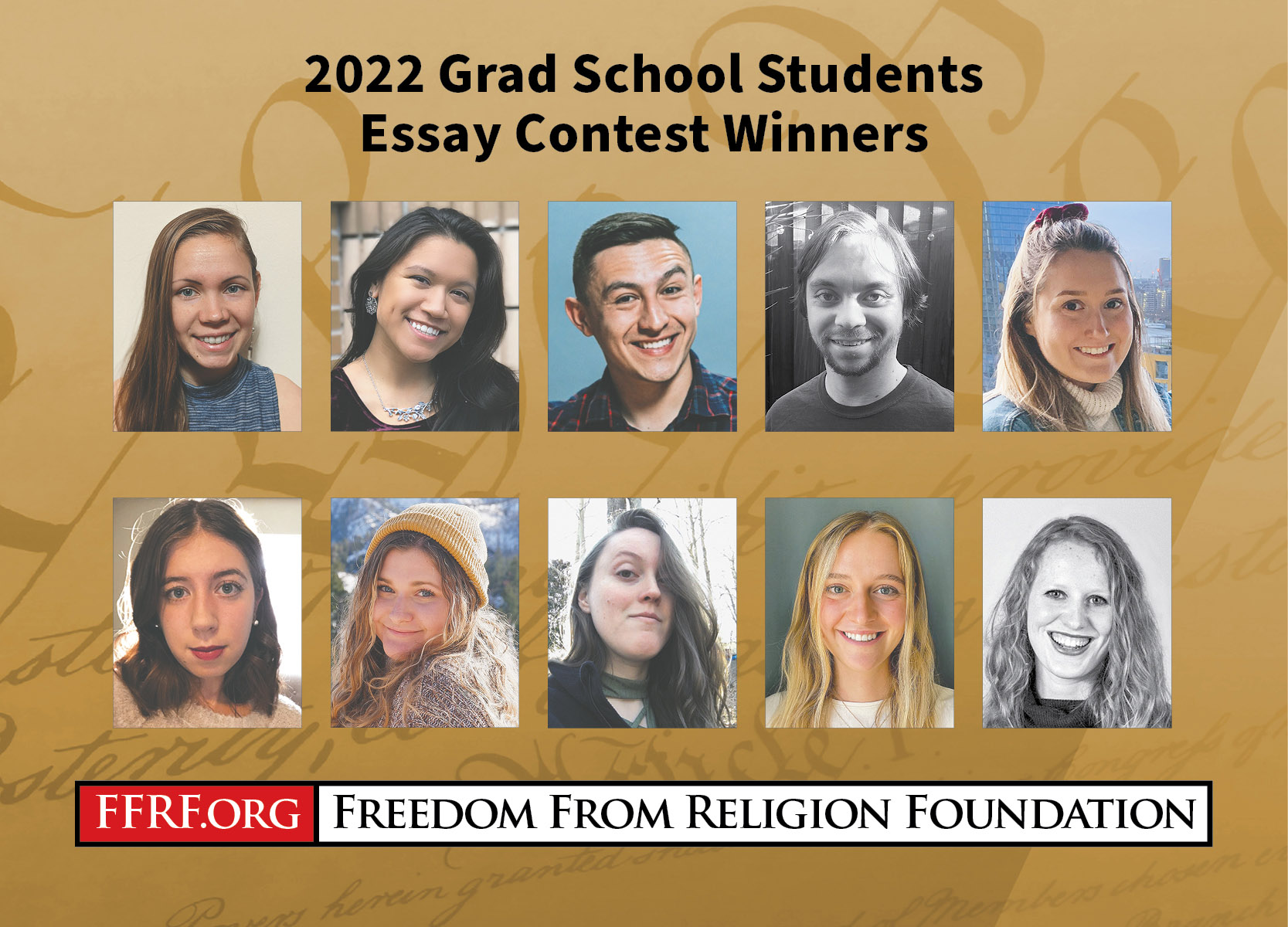 2022 Grad School Essay Winners