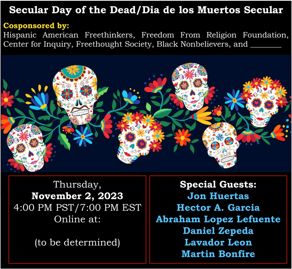 2023 Secular Day of the Dead Ad