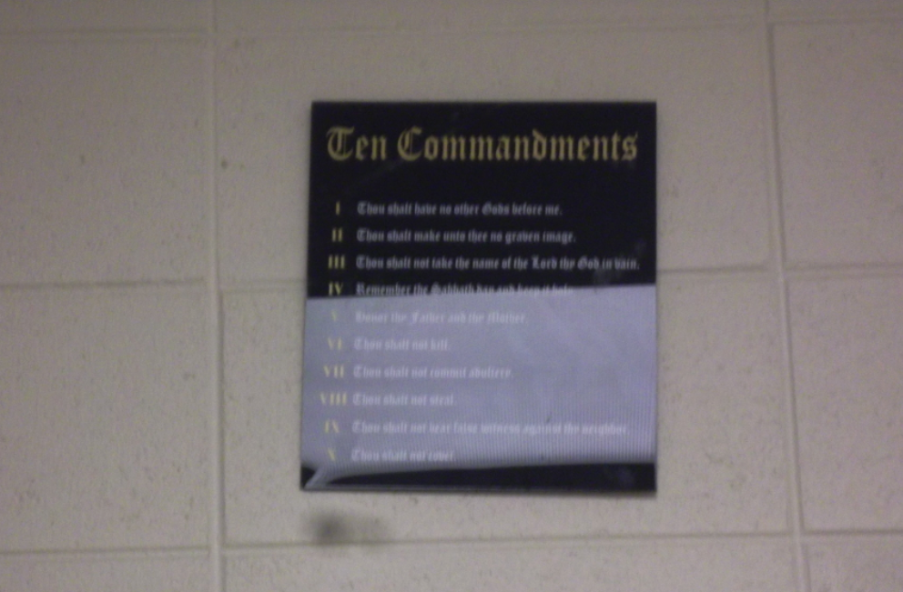 Ten commandments muldrow
