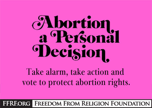 Abortion is a Personal Decision