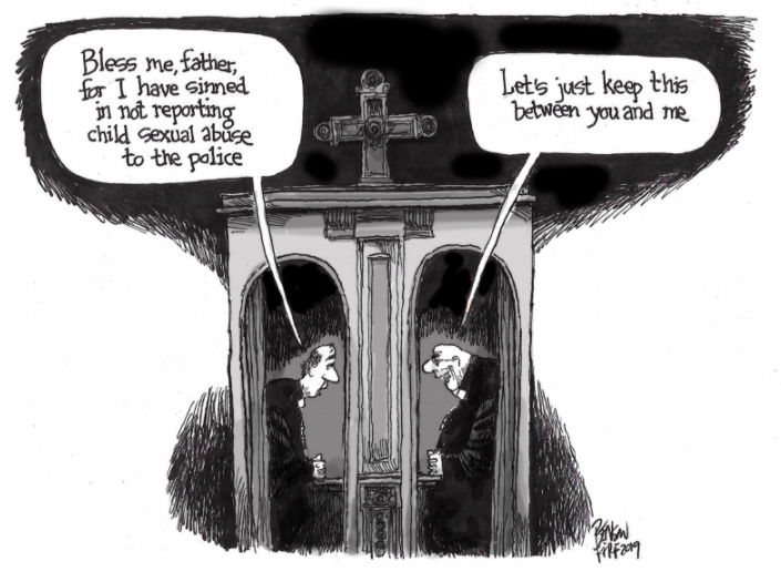 Priest Confessional Comic