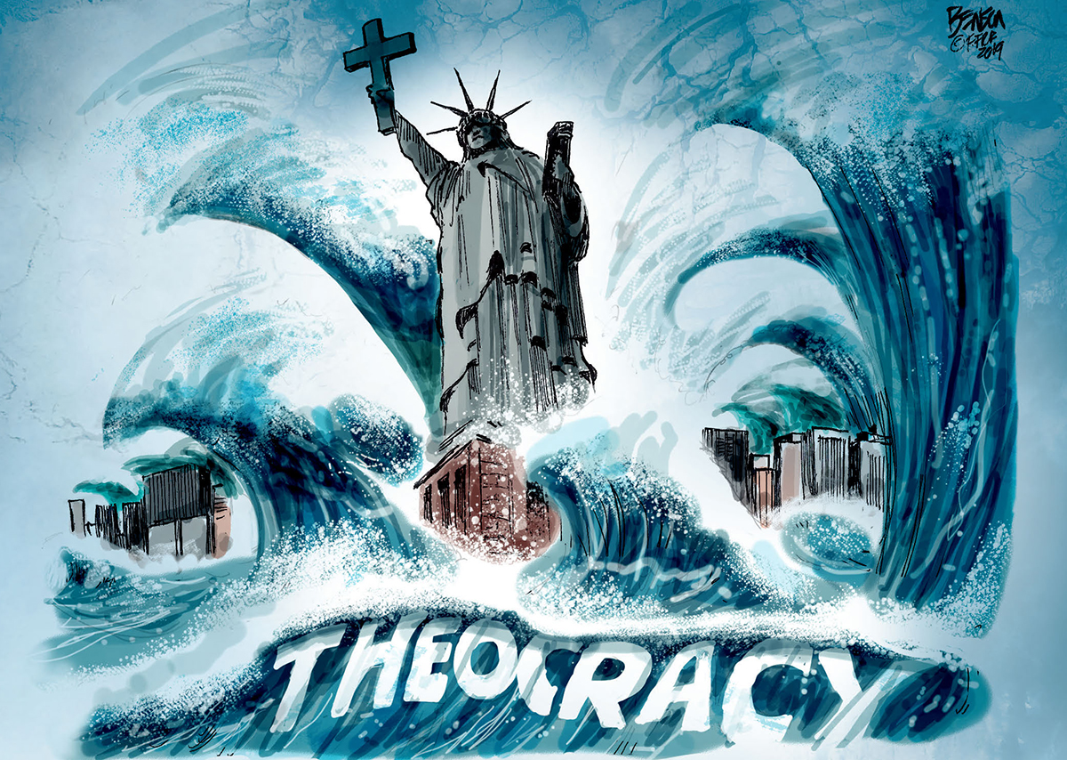 Statue of Liberty Theocracy Illust 1200x854