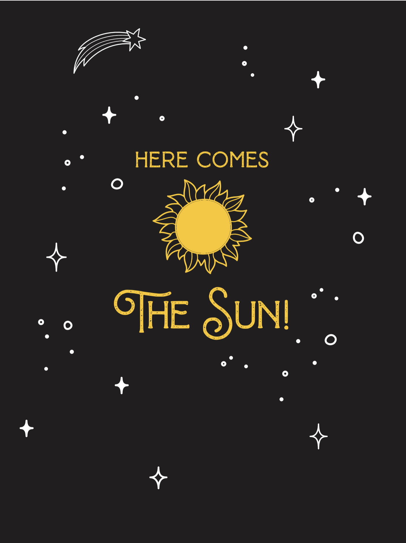 Solstice Cards Here Comes The Sun