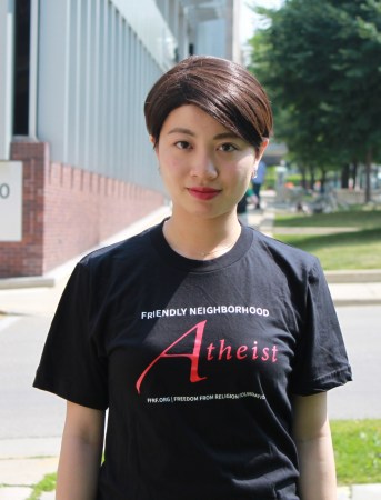 Friendly Neighborhood Atheist in black