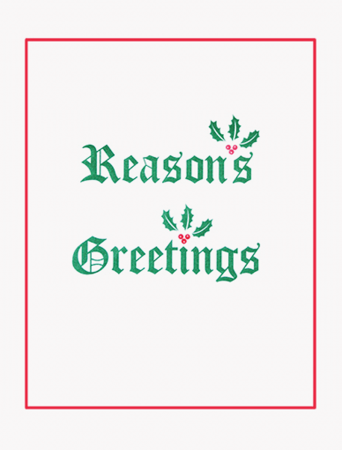 Reasons Greetings Solstice Card