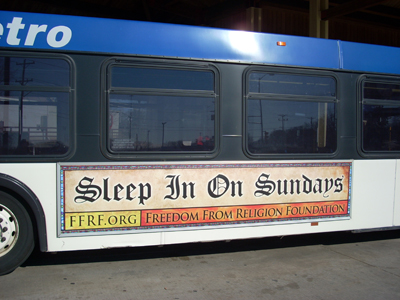 New FFRF Bus Ad in Chicago Causing Controversy