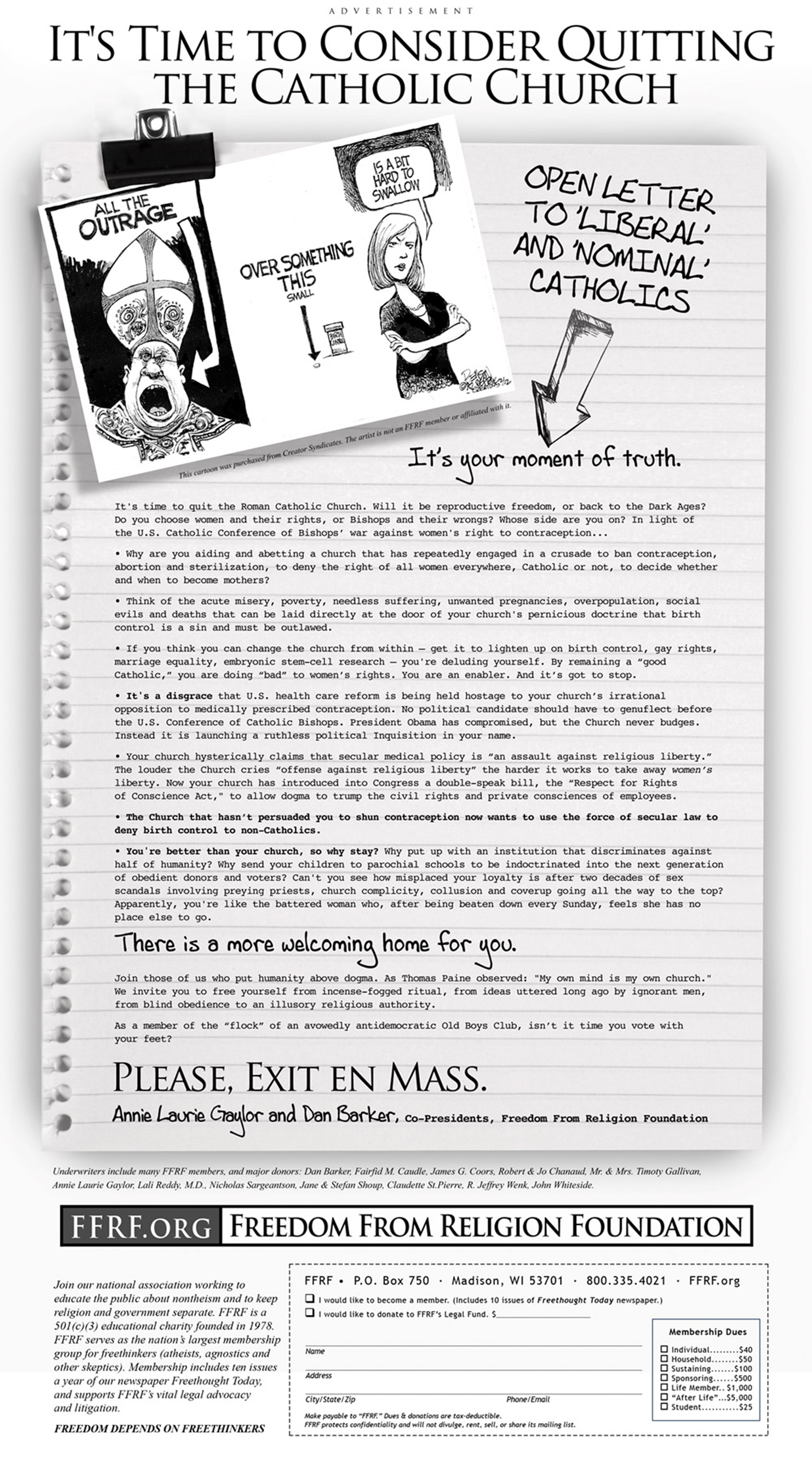 Anti-Muslim Group Wants to Run FFRF-Like Ad in <em>New York Times</em>; NYT Says No