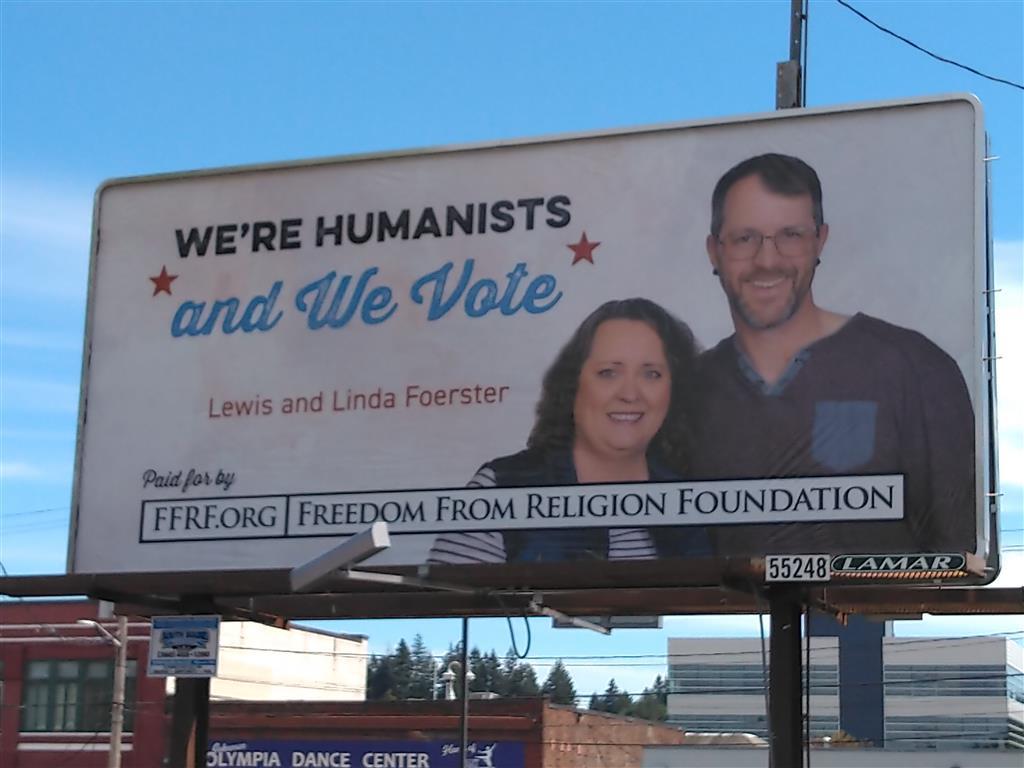 Washington Secular Vote Billboard