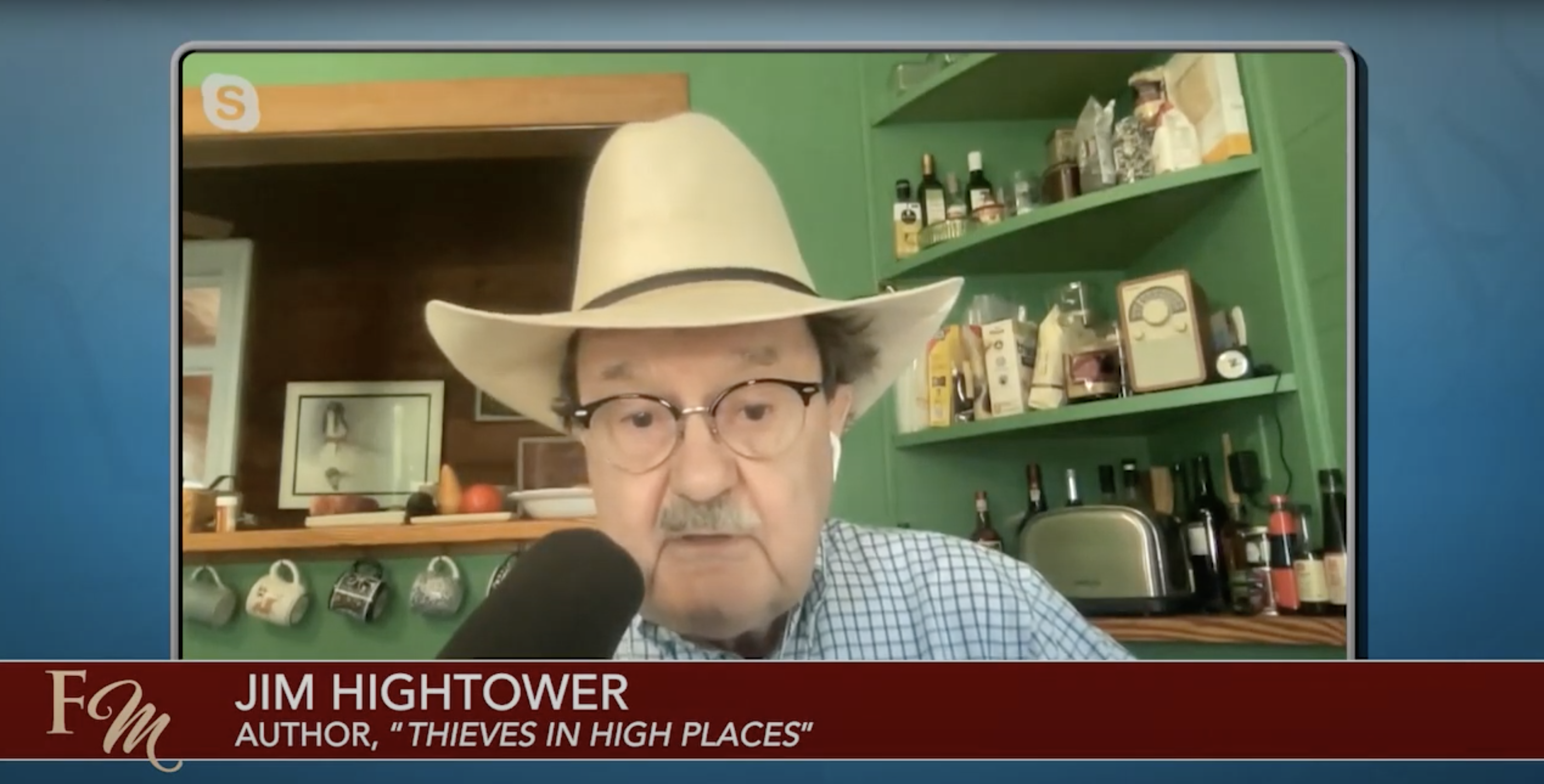 Jim Hightower "Freethought Matters" screenshot