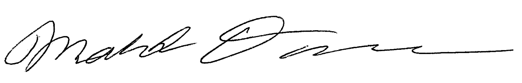 Mark Dann Signature