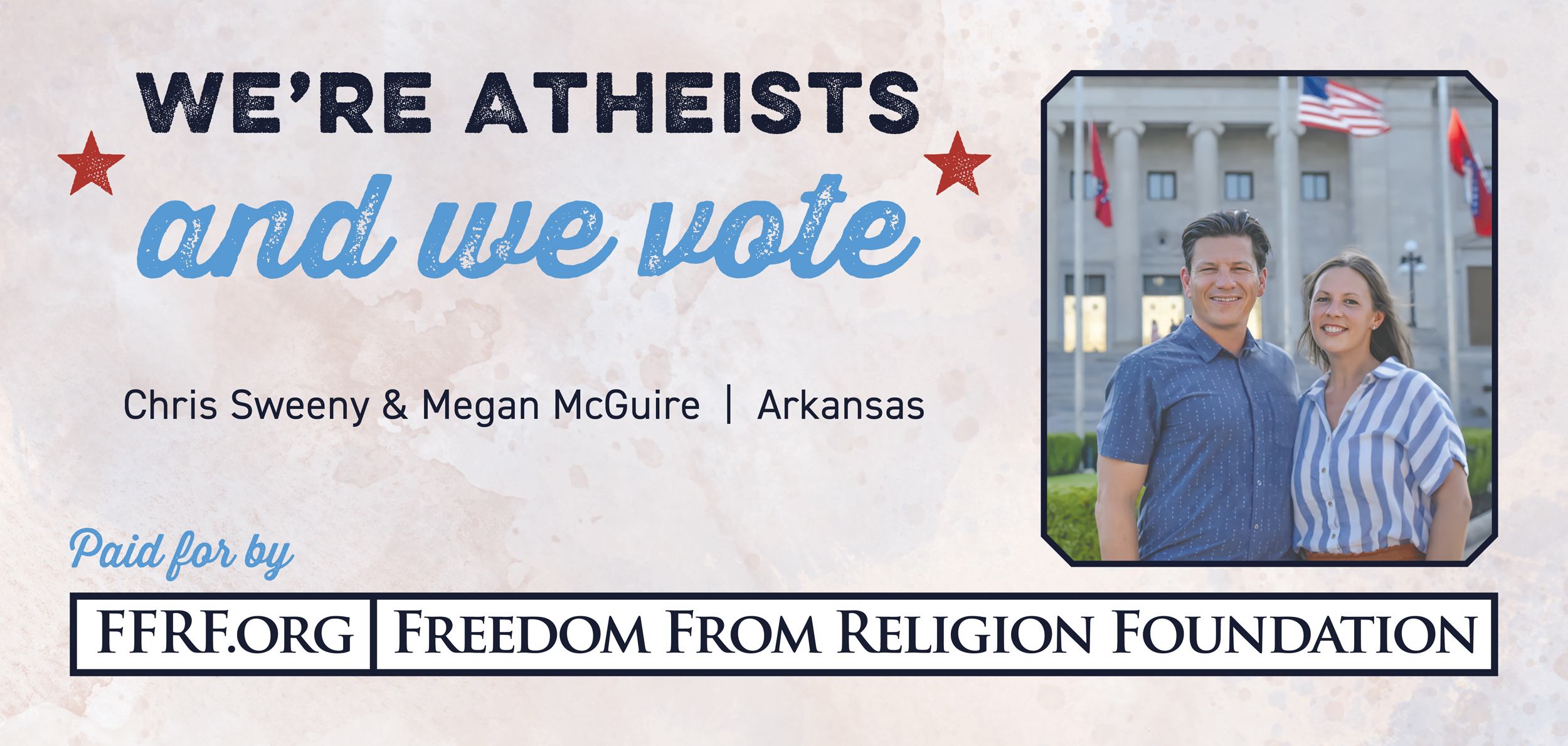 Secular vote campaign Arkansas billboard