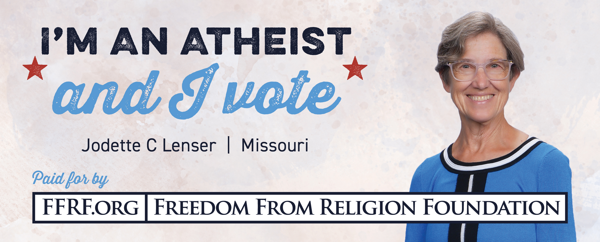 Secular vote campaign Missouri billboard