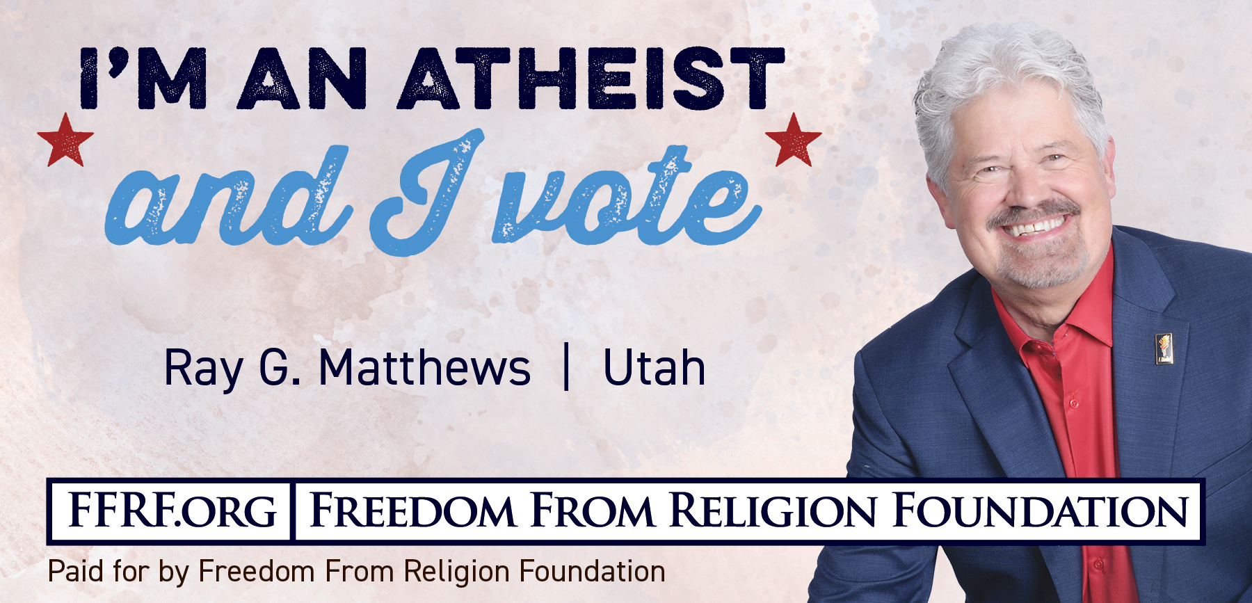 Secular vote campaign Utah billboard