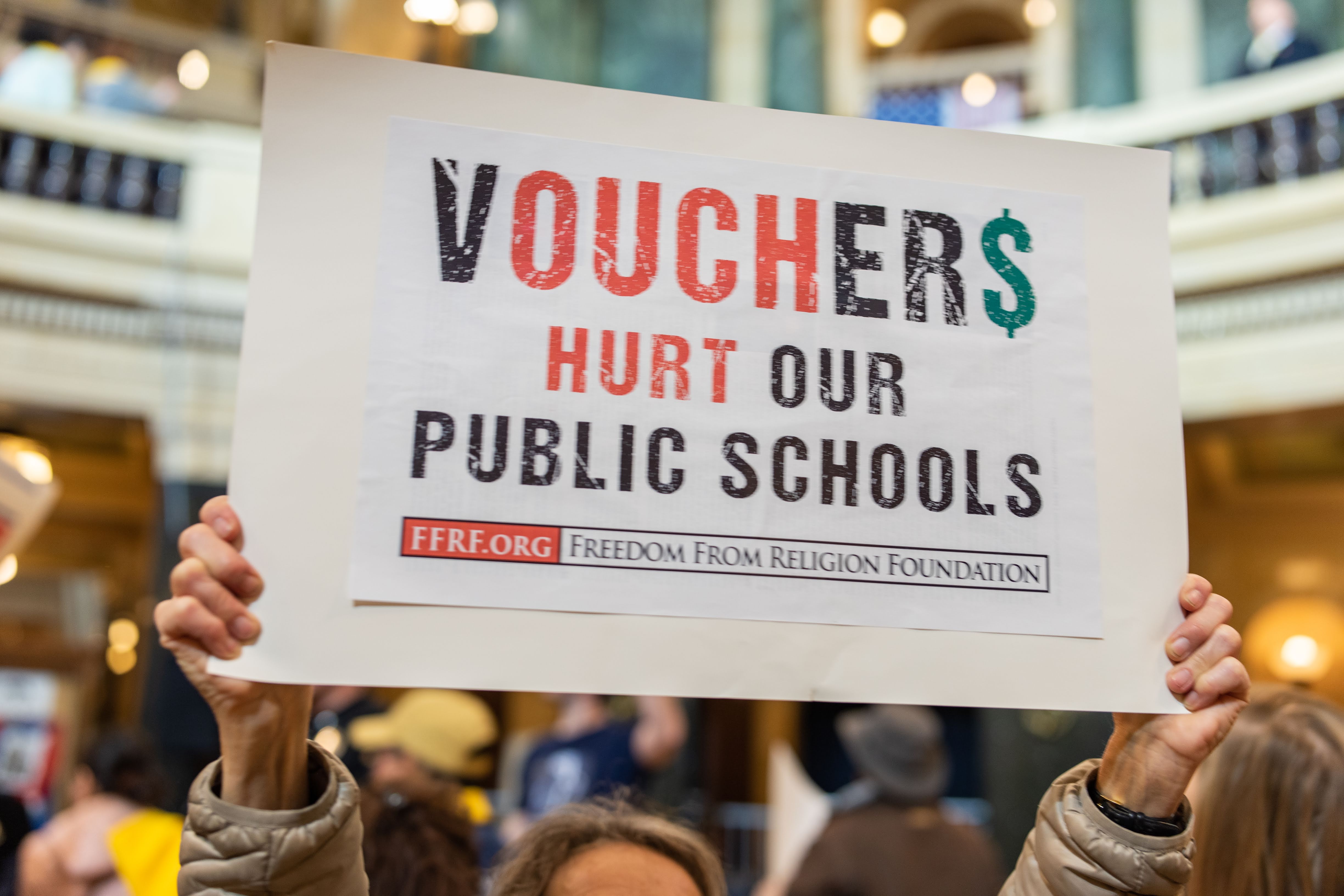 Vouchers Protest