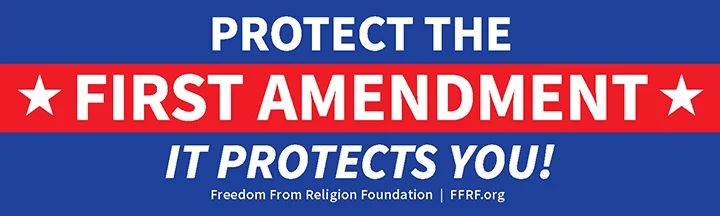 Protect the First Amendment Bumper Sticker