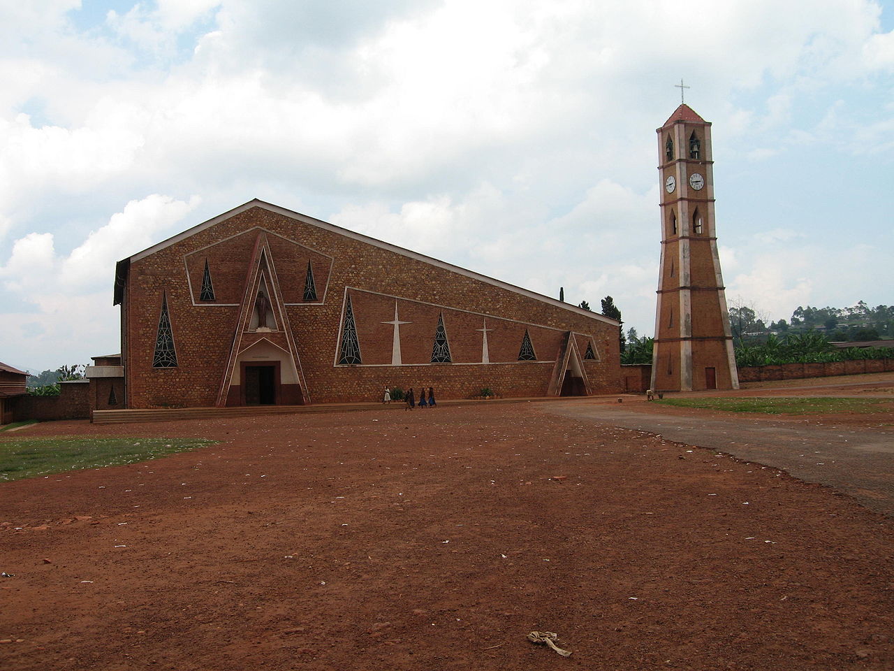 A church in Burundi, Africa