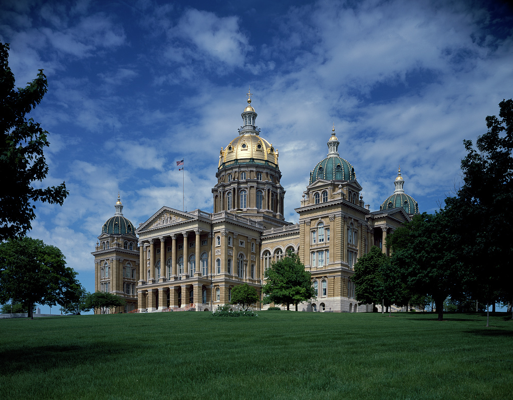 The Iowa Capitol building.
