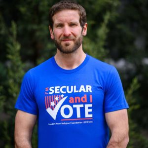 Secular and I Vote (blue)