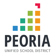 Logo for the Peoria Unified School District