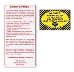 24 Stickers Bible Warning Bundle