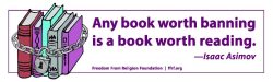 Book Bans Bumper Sticker