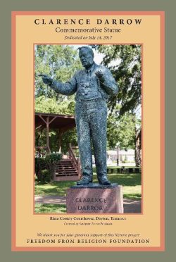 Clarence Darrow Statue Poster