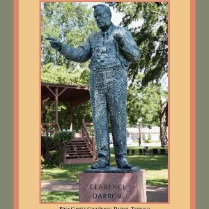 Clarence Darrow Statue Poster