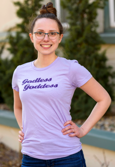 Godless Goddess - fitted T-Shirt