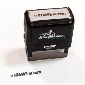 In REASON We Trust Stamp