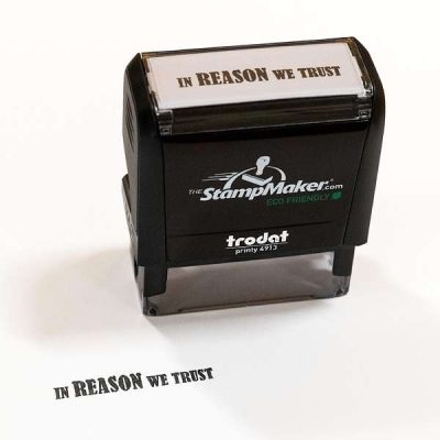 In REASON We Trust Stamp