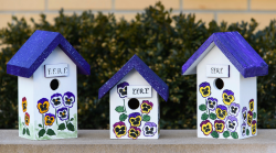 FFRF Pansy Birdhouse