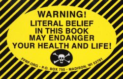 Bible Warning Label Stickers