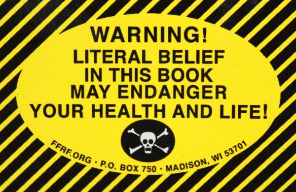 Bible Warning Label Stickers